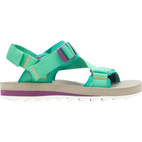 New Merrell Adjustable Buckle Sandals Alpine Strap Mint 10 - Picture 1 of 4